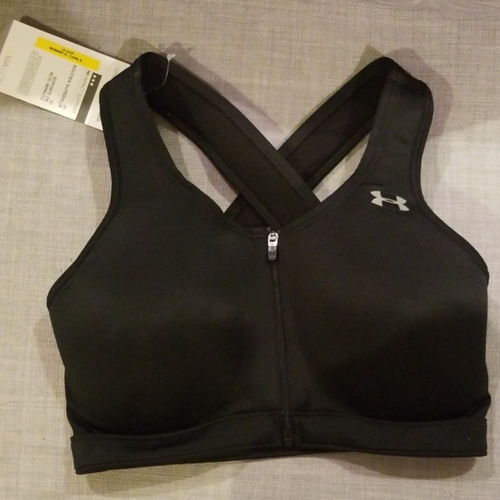 Under Armour Front Zip Sports Bra